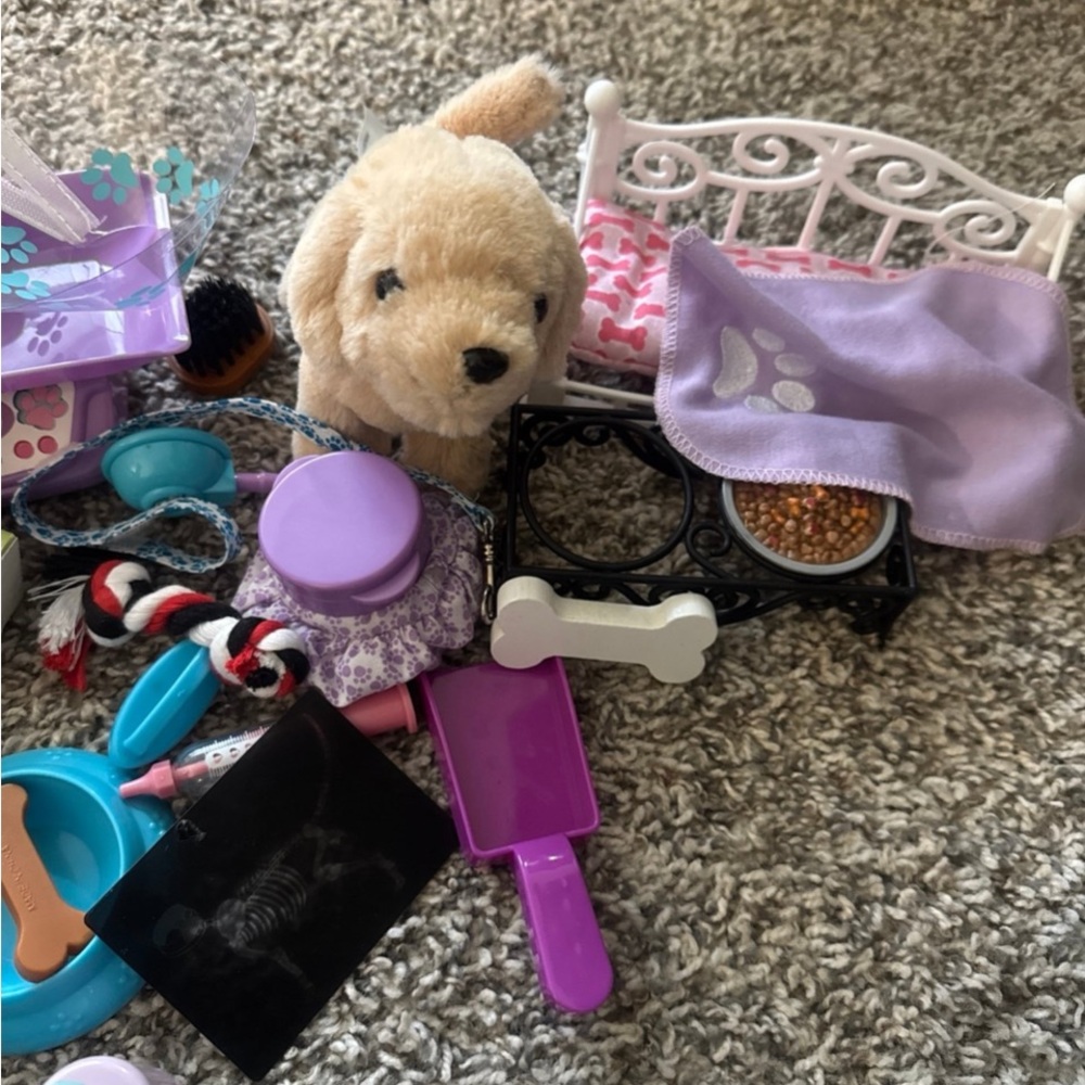 Journey Girls Pet Vet Set Puppy Dog Accessories Vet Toy Bundle